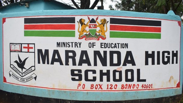 Maranda High School (national school) gate.