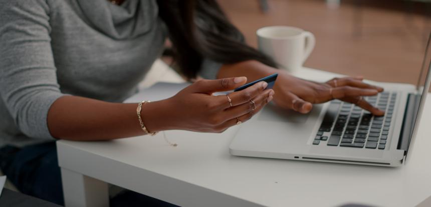 Online banking registration and transaction
