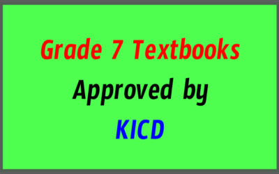 Grade 7 Junior Secondary Textbooks Approved by KICD