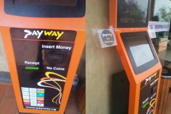 PayWay kiosk vending machine.