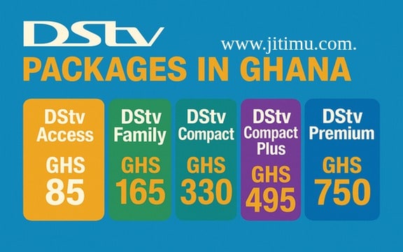 DStv packages in Ghana, charges