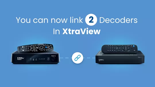 DStv XtraView connection of two decoders.